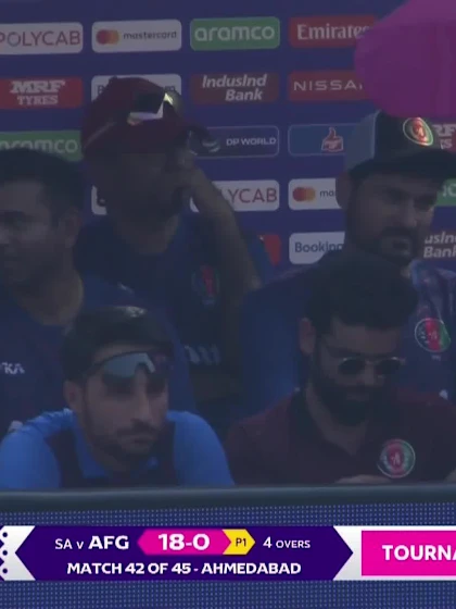 Rahmanullah Gurbaz - Six - South Africa vs Afghanistan