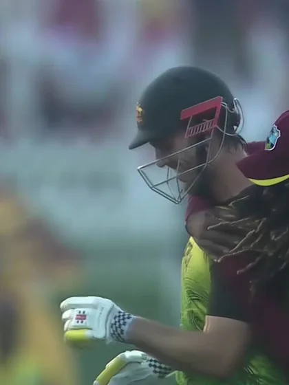 Chris Gayle signs off from tournament with Mitchell Marsh wicket