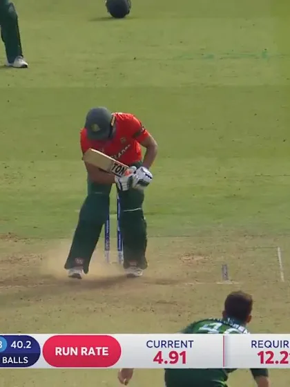 Logo of CWC19: PAK v BAN - Brilliant Shaheen yorker bowls Mahmudullah for 29