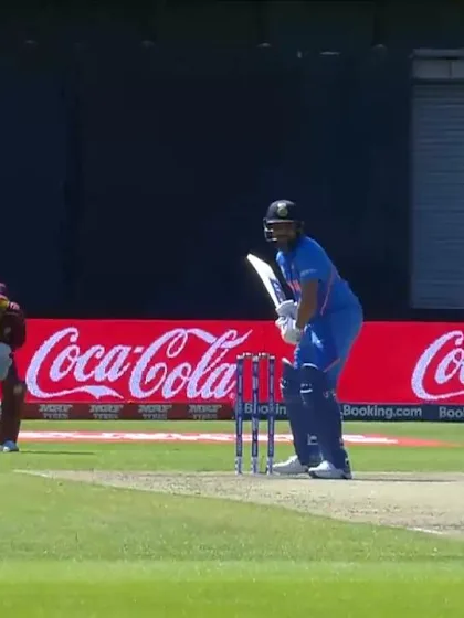 CWC19: WI v IND – Rohit hits first six of the day