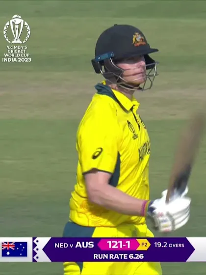 Steve Smith - Half Century - Australia vs Netherlands