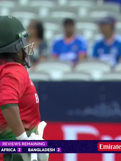 Taj Nehar - Wicket - South Africa vs Bangladesh