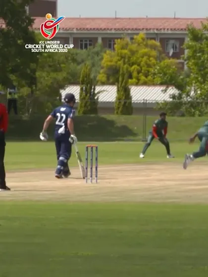 ICC U19 CWC: BAN v SCO – Shoriful Islam strikes twice in one over