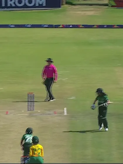 Logo of Wicket-Sumaiya-Akter-Bangladesh-U19s-Women v South-Africa-U19s-Women ICC U19W T20WC 2023