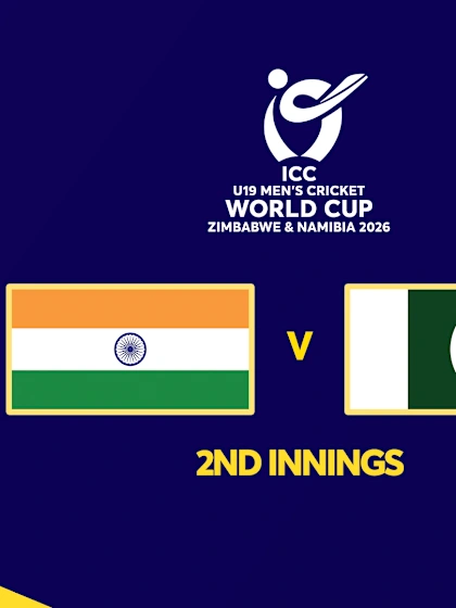 U19: India v Pakistan (2nd Innings)