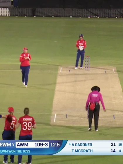 Logo of Ash Gardner - Wicket - Australia Women vs England Women