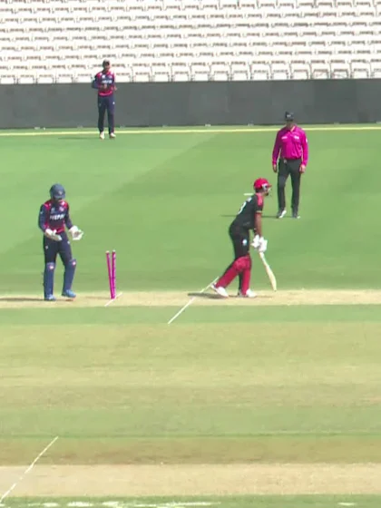 Harsh Thaker - Wicket - Nepal vs CAN