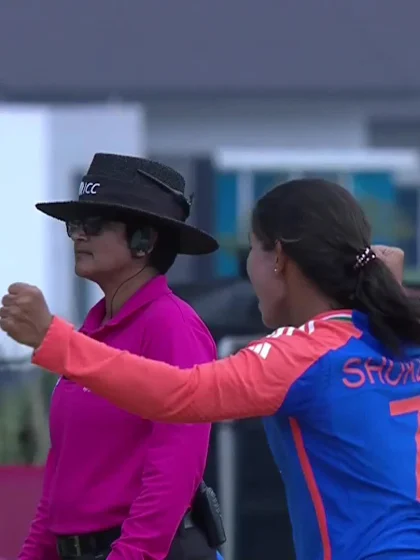 Logo of J Claxton with a Batting vs India Women Under-19