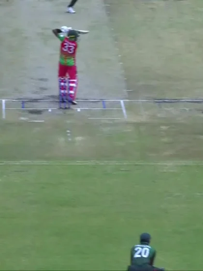 N Hlabangana with a Four vs. Bangladesh