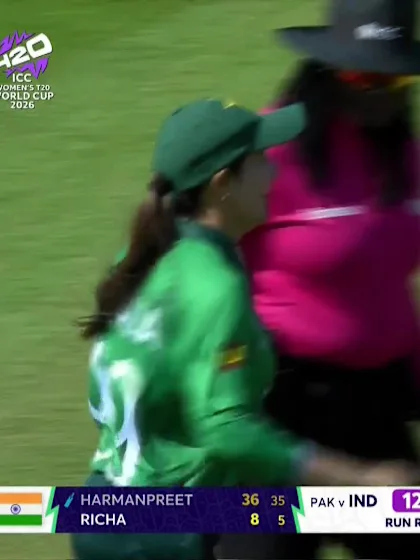 Harmanpreet Kaur - Wicket - India vs Pakistan