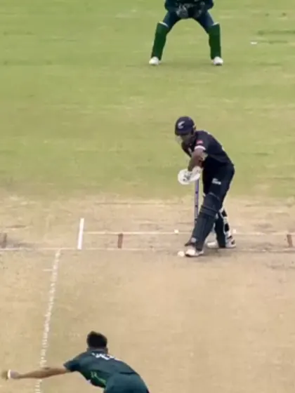 Logo of The stump destroyers! | Naseem Shah and Ubaid Shah in action | U19 CWC 2024