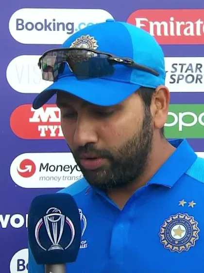 CWC19: SL v IND - Interview with Rohit Sharma, today's Player of the Match