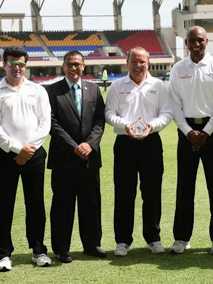 Gould stands in his 50th Test