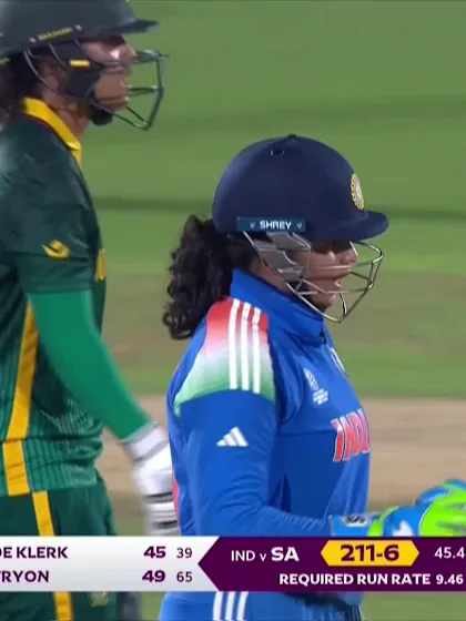 Chloe Tryon - Wicket - India Women vs South Africa Women