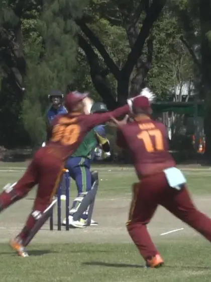 ICC U19 CWC Asia Qualifier Division 2: Qatar wicket-keeper takes a sharp catch