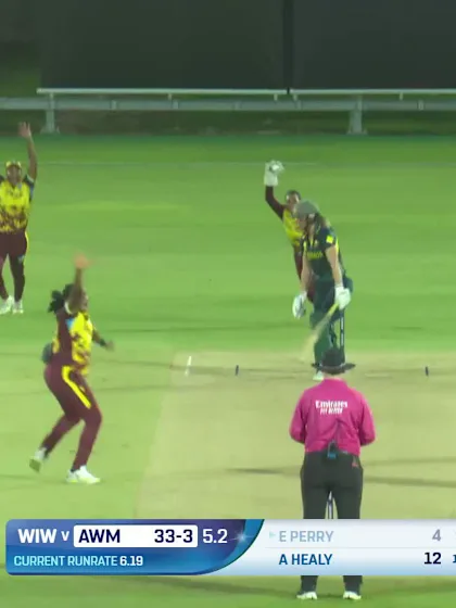 Logo of Ellyse Perry - Wicket - West Indies Women vs Australia Women
