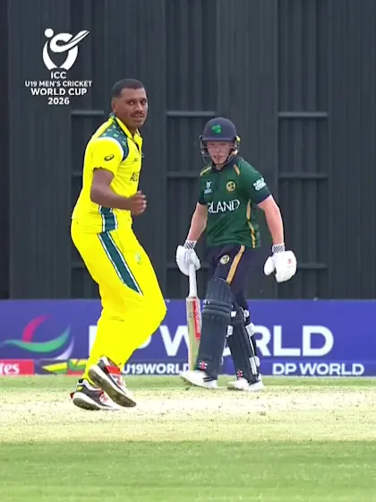 R O’Brien with a Four vs. Australia