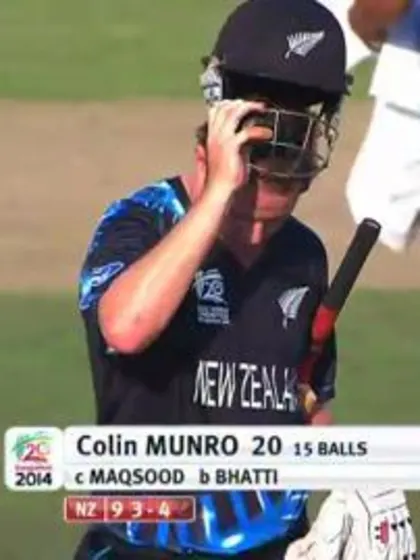 Warm-up: NZ v Pak - Innings 1 - Wickets