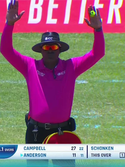 Charlie Anderson with a Six vs. Zimbabwe