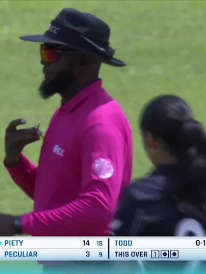 Logo of P Agboya with a Batting vs New Zealand Women Under-19