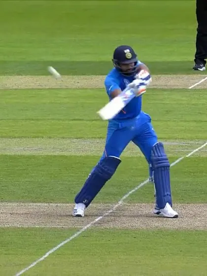 CWC19: IND v PAK - Replays of Rohit's six over point off Hassan Ali
