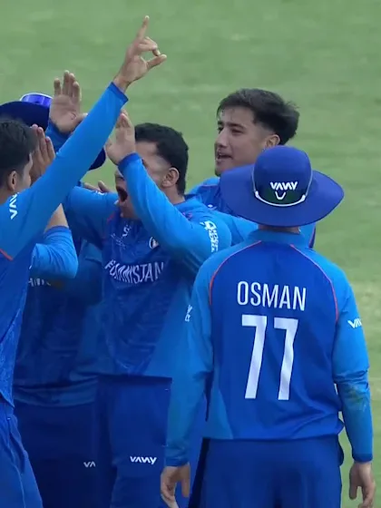 B Majola with a Run vs. Afghanistan