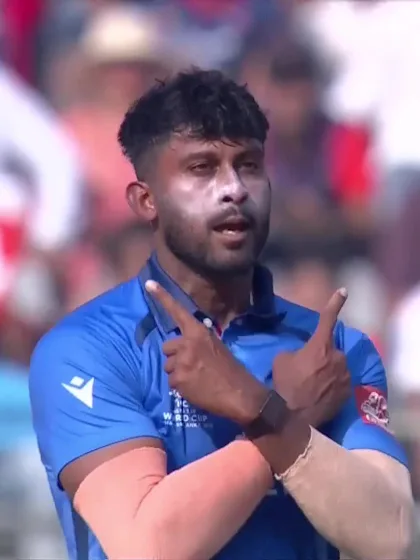 Dipendra Airee - Wicket - Nepal vs Italy