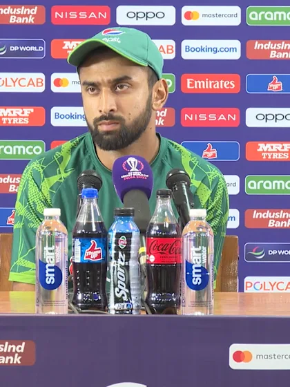 20 October - Bengaluru - Pakistan player Abdullah Shafique post-match press conference