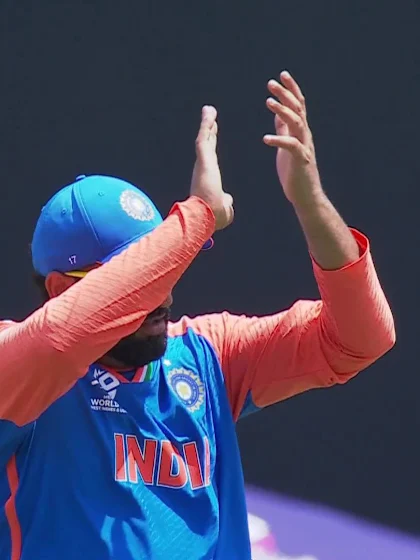 Logo of Rishad Hossain - Wicket - India vs Bangladesh