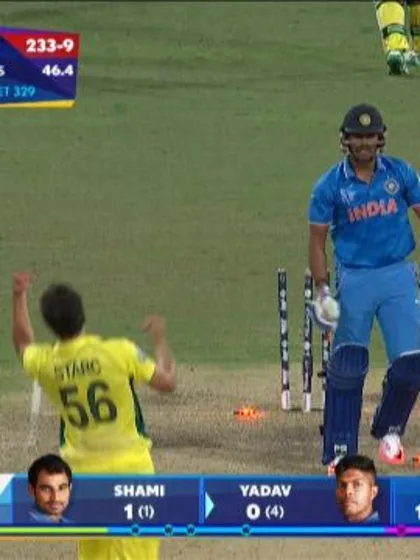 Umesh Yadav Wicket – IND vs AUS