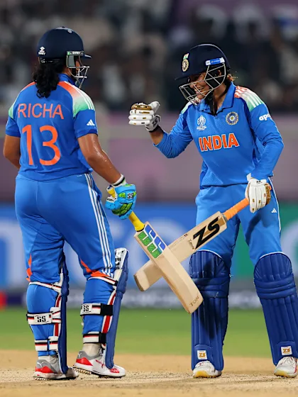 Rana, Ghosh wallop 19 off Khaka's over | CWC25 