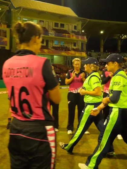 NZ v IRE – Ireland's Clare Shillington, Ciara Metcalfe, and twins Isobel and Cecelia Joyce retire