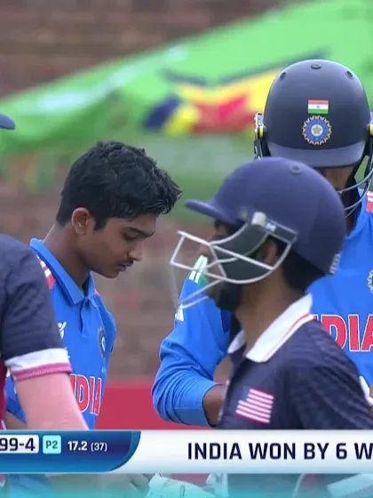 Abhigyan Kundu with a Six vs. USA