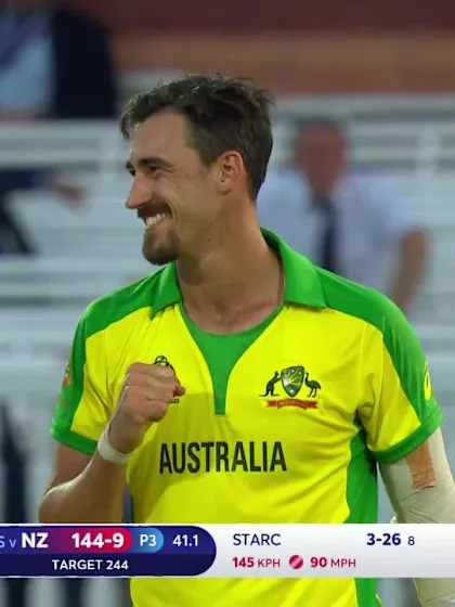 CWC 19: NZ v AUS – Mitchell Starc bowling highlights