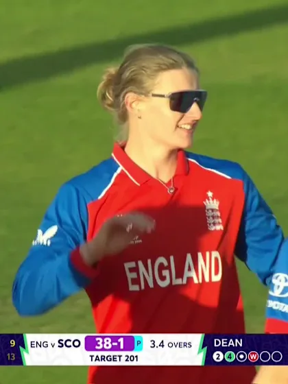Katherine Fraser - Wicket - England vs Scotland