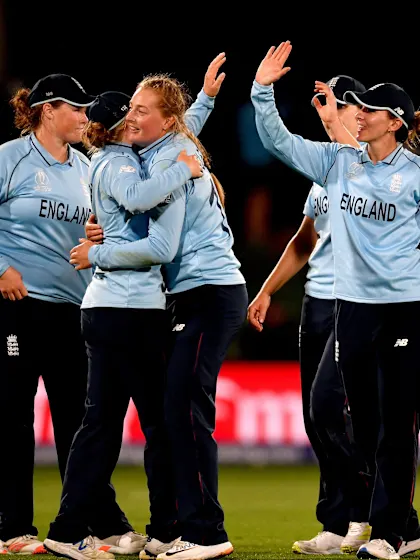 Defending champions England rout South Africa to storm into the final