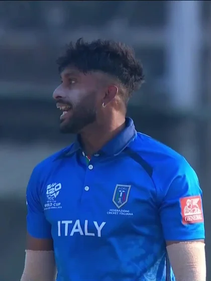 Tom Banton - Wicket - England vs Italy