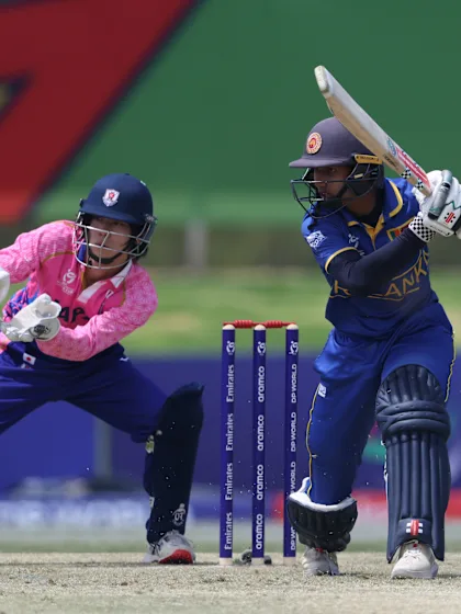 Mahavithana completes a smooth century with a four | U19 CWC 2026