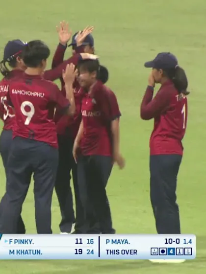 Logo of Wicket - Fargana Hoque Pinky - Bangladesh v Thailand