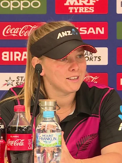 29 February - Melbourne - New Zealand player Leigh Kasperek post-match press conference