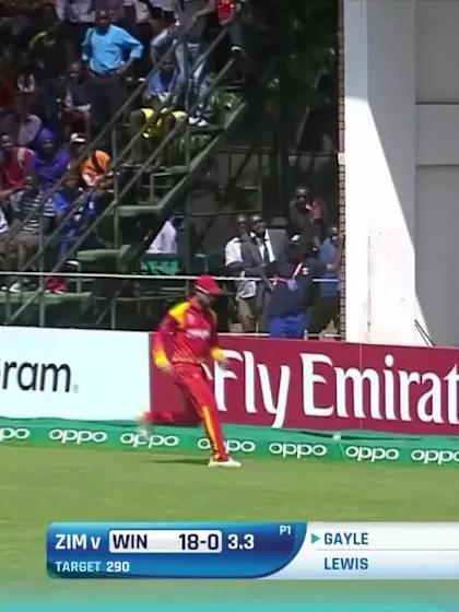 A booming six from the bat of Chris Gayle!