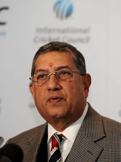 Srinivasan confirmed as ICC Chairman 
