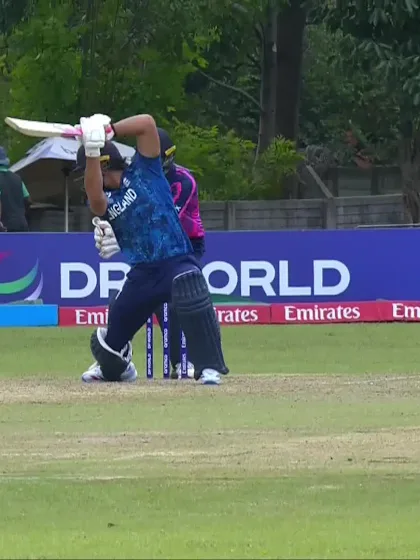 Caleb Falconer with a Four vs. Scotland