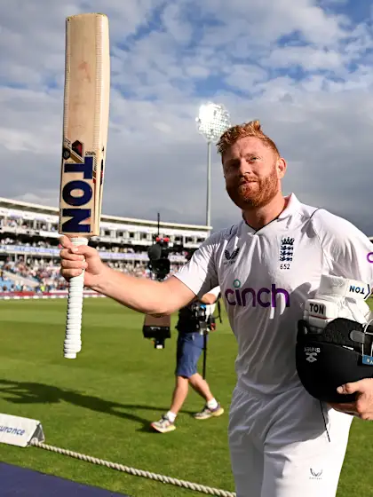 Bairstow and Overton rescue England after Boult fireworks on day two