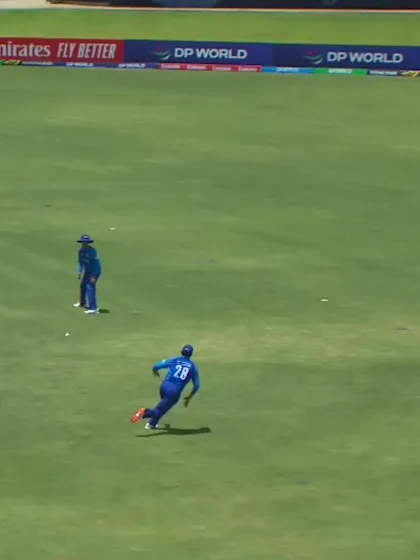 Dimantha Mahavithana with a Four vs. Afghanistan