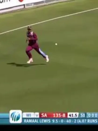 Yaseen Valli-Justin Dill partnership, SA v WI, ICC U19 CWC 2014