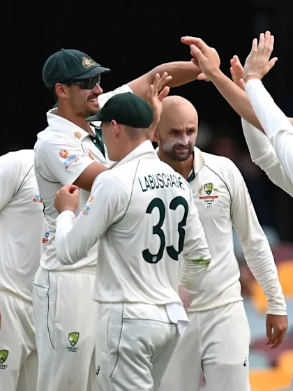 Lyon edges closer to Test milestone before rain forces stumps