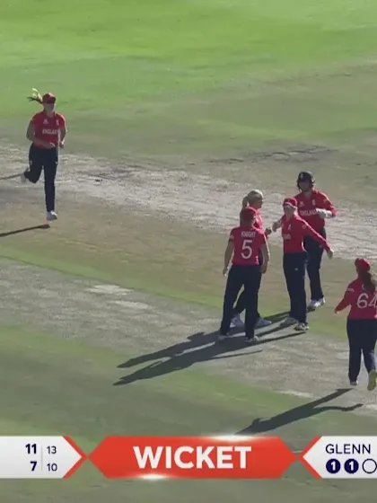 Logo of Nida Dar - Wicket - England vs Pakistan