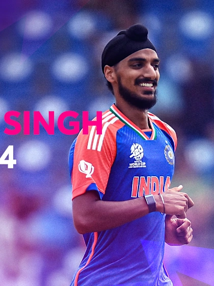 Logo of Incredible left-arm pacer shines for India | Every Wicket of Arshdeep Singh | T20WC 2024