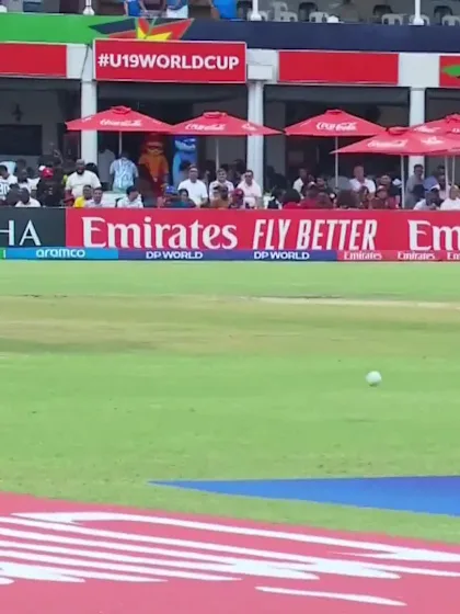 Thomas Rew with a Four vs. India